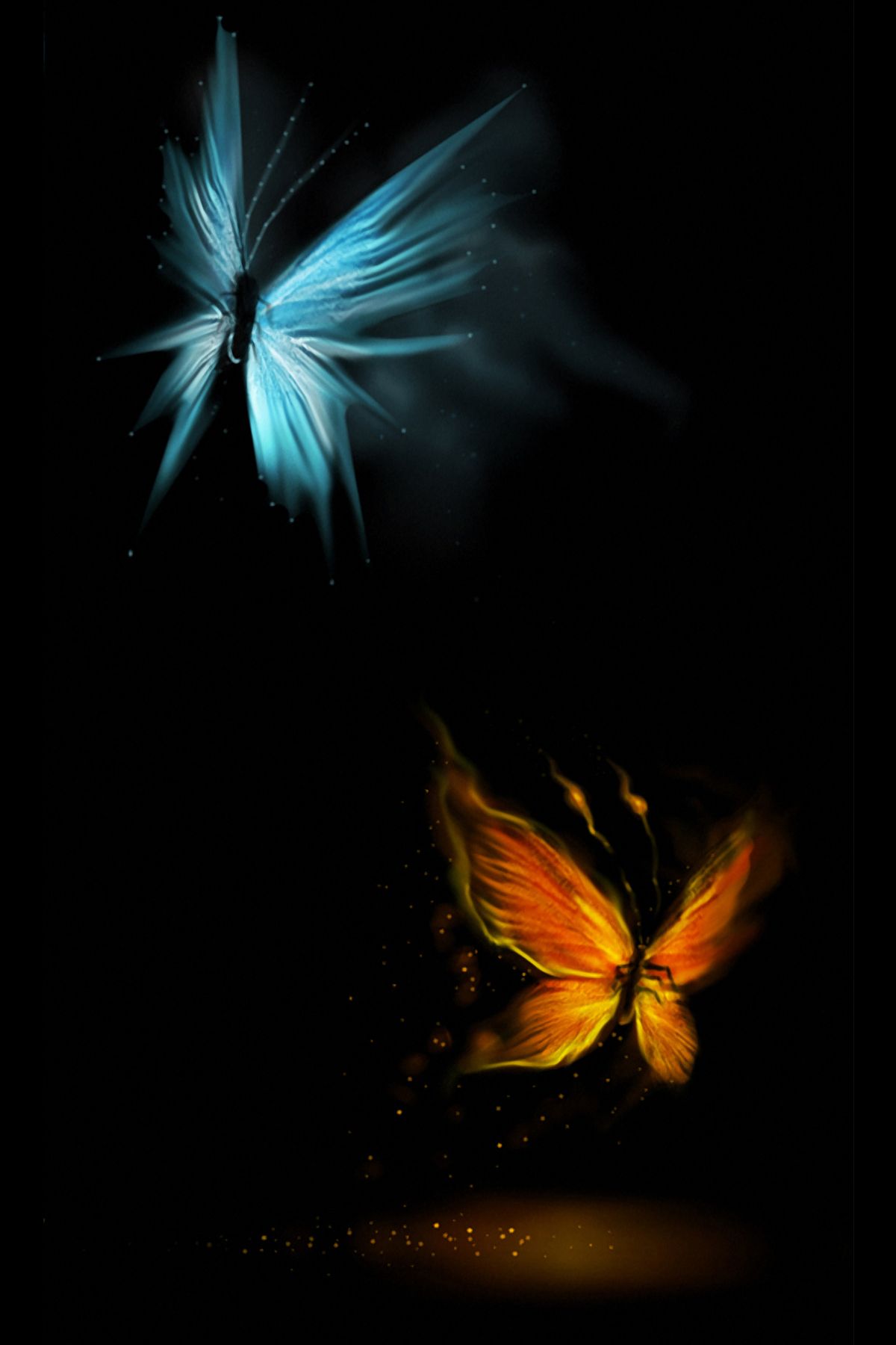 28+ Beautiful 3D Butterflies Wallpaper Background