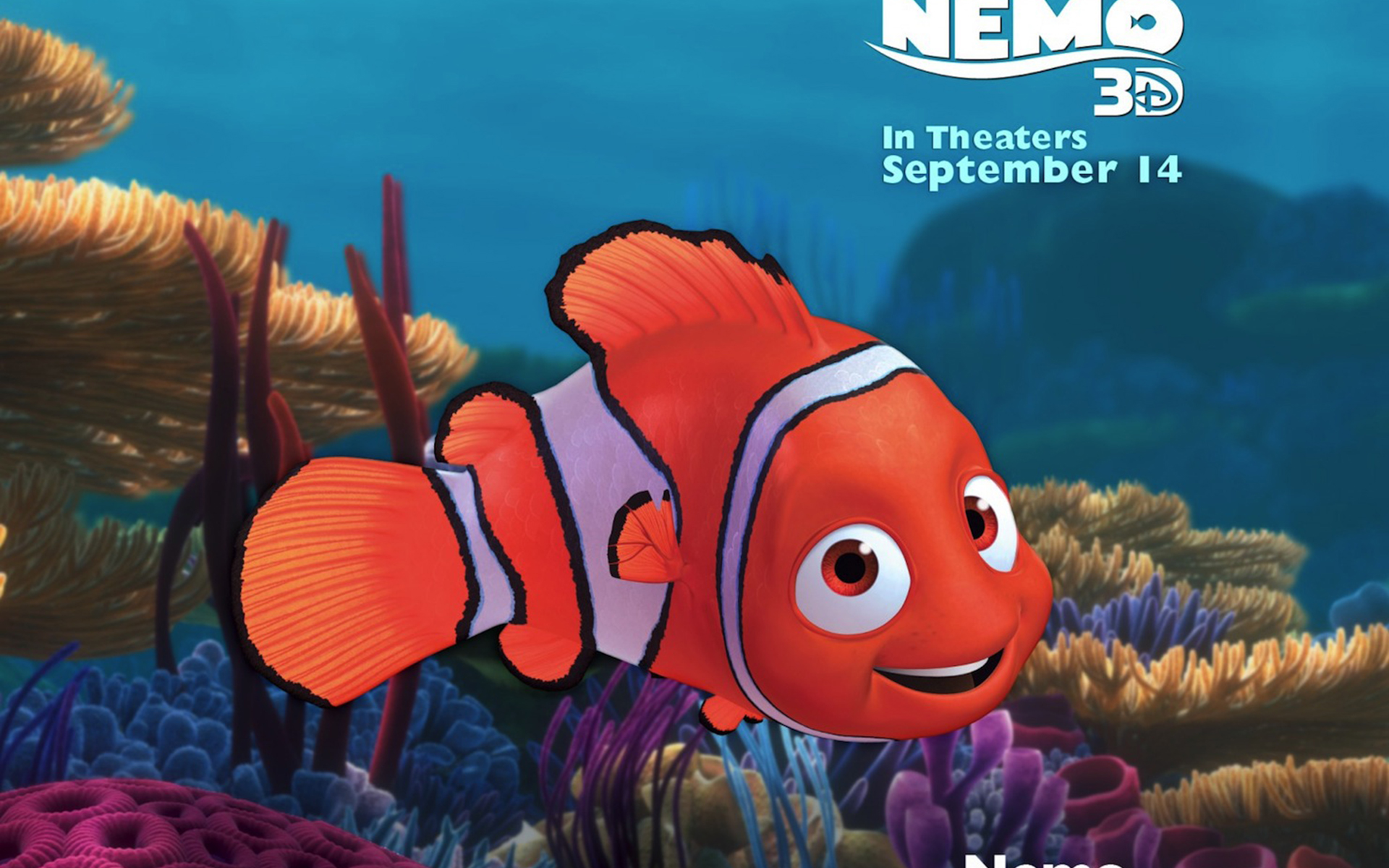 Nemo Finding Nemo 3D HD Wallpaper | Free Desktop HD Wallpaper