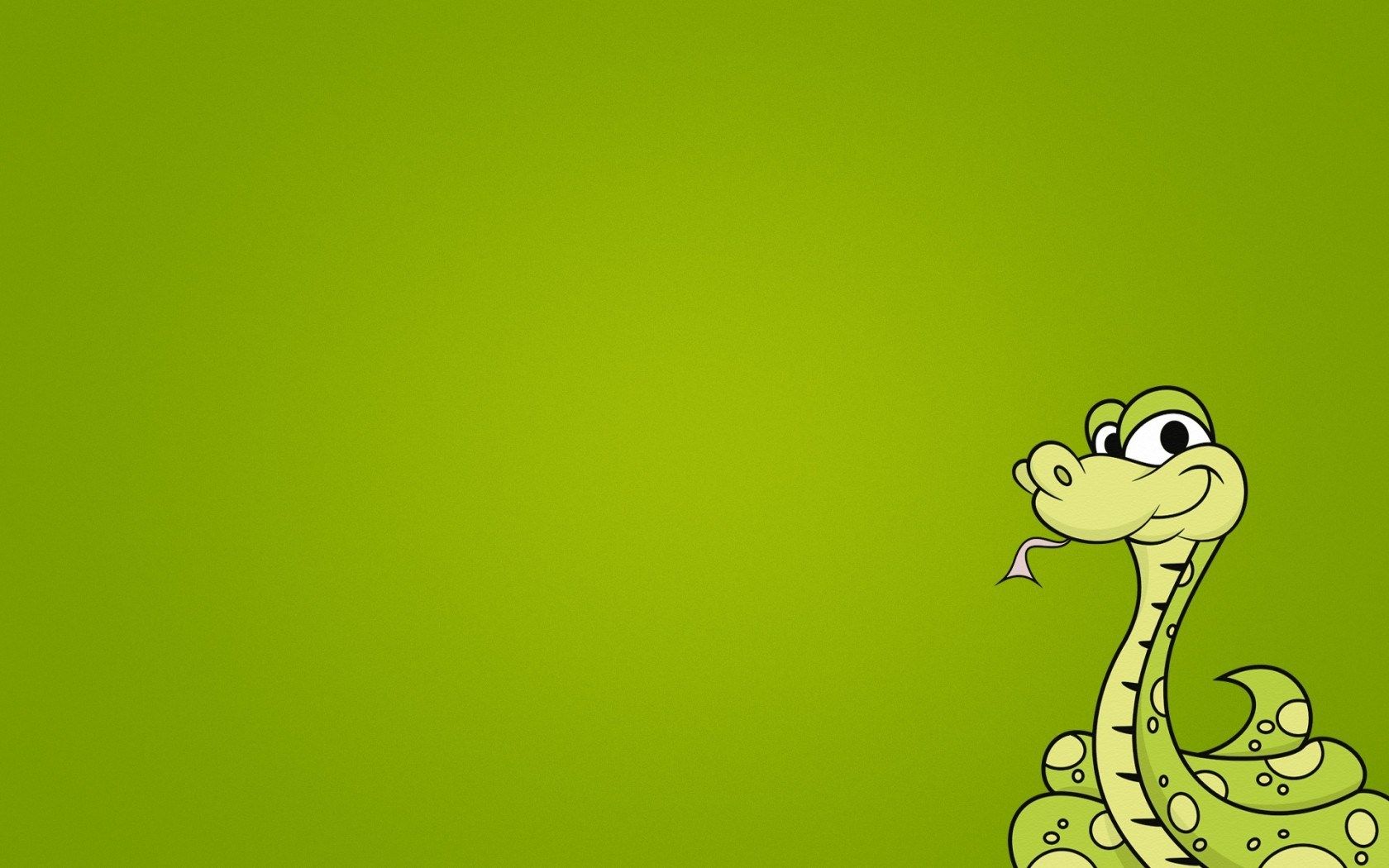 snake, minimalist art, funny, green background, hd wallpaper ...