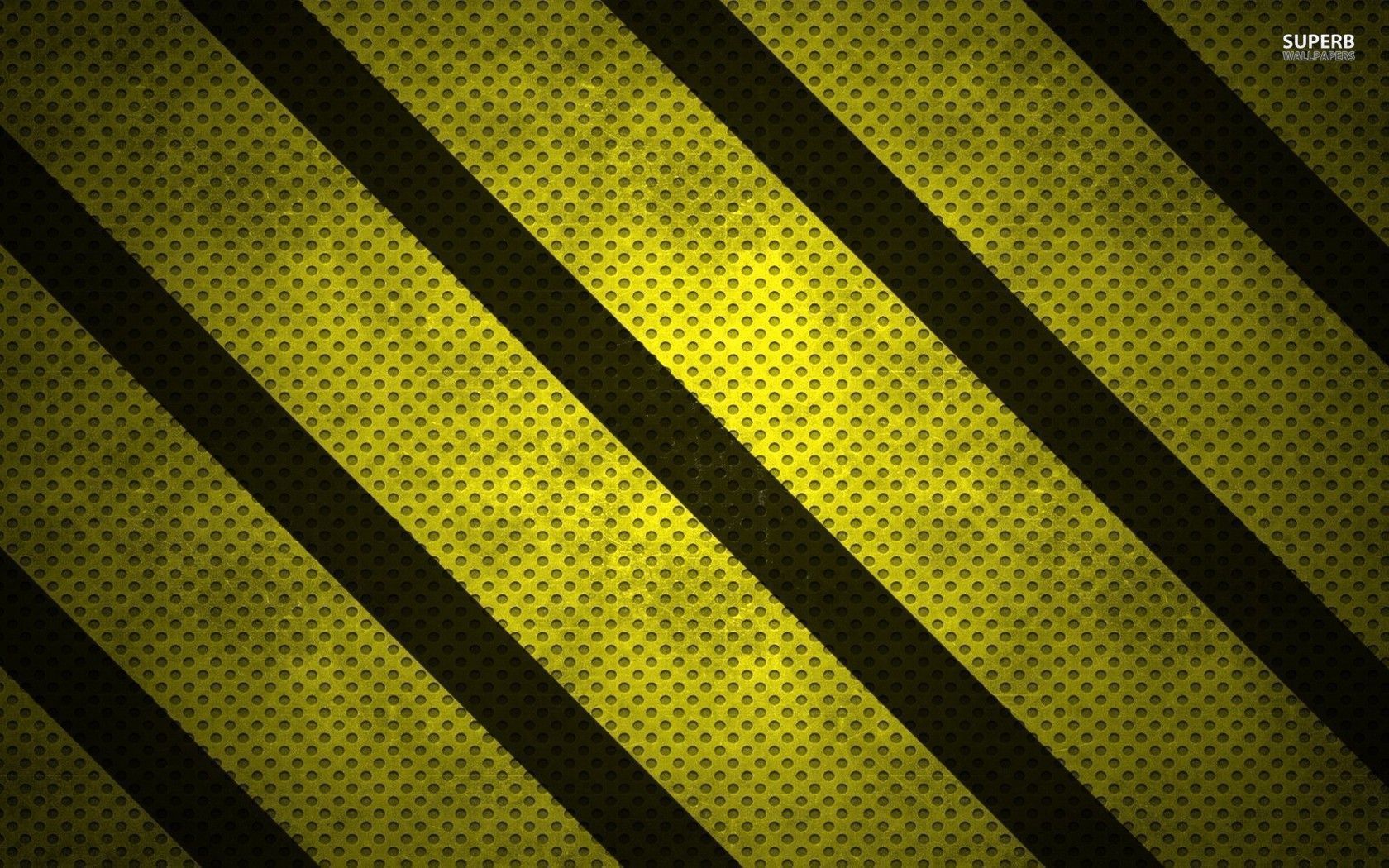 Black and green stripes on dotted pattern wallpaper - Abstract