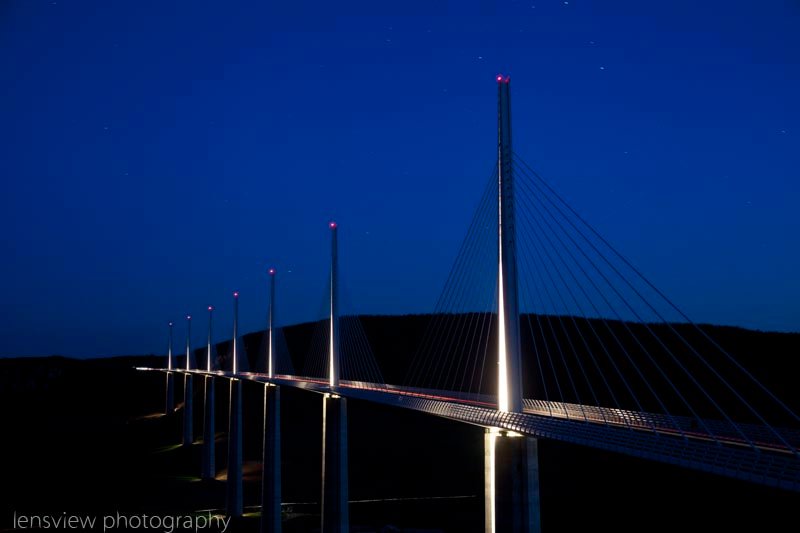 Millau Viaduct At Night | Photo