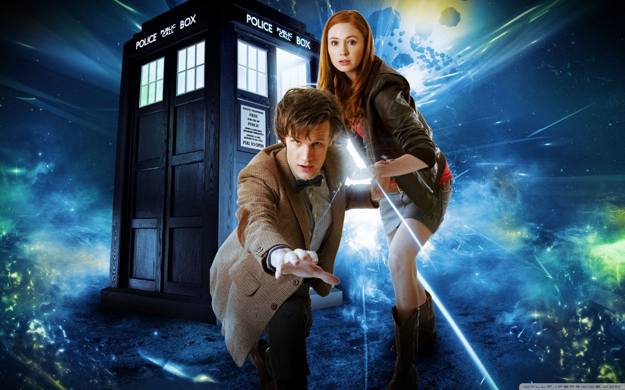 Doctor Who Matt Smith and Karen Gillan HD desktop wallpaper : High ...