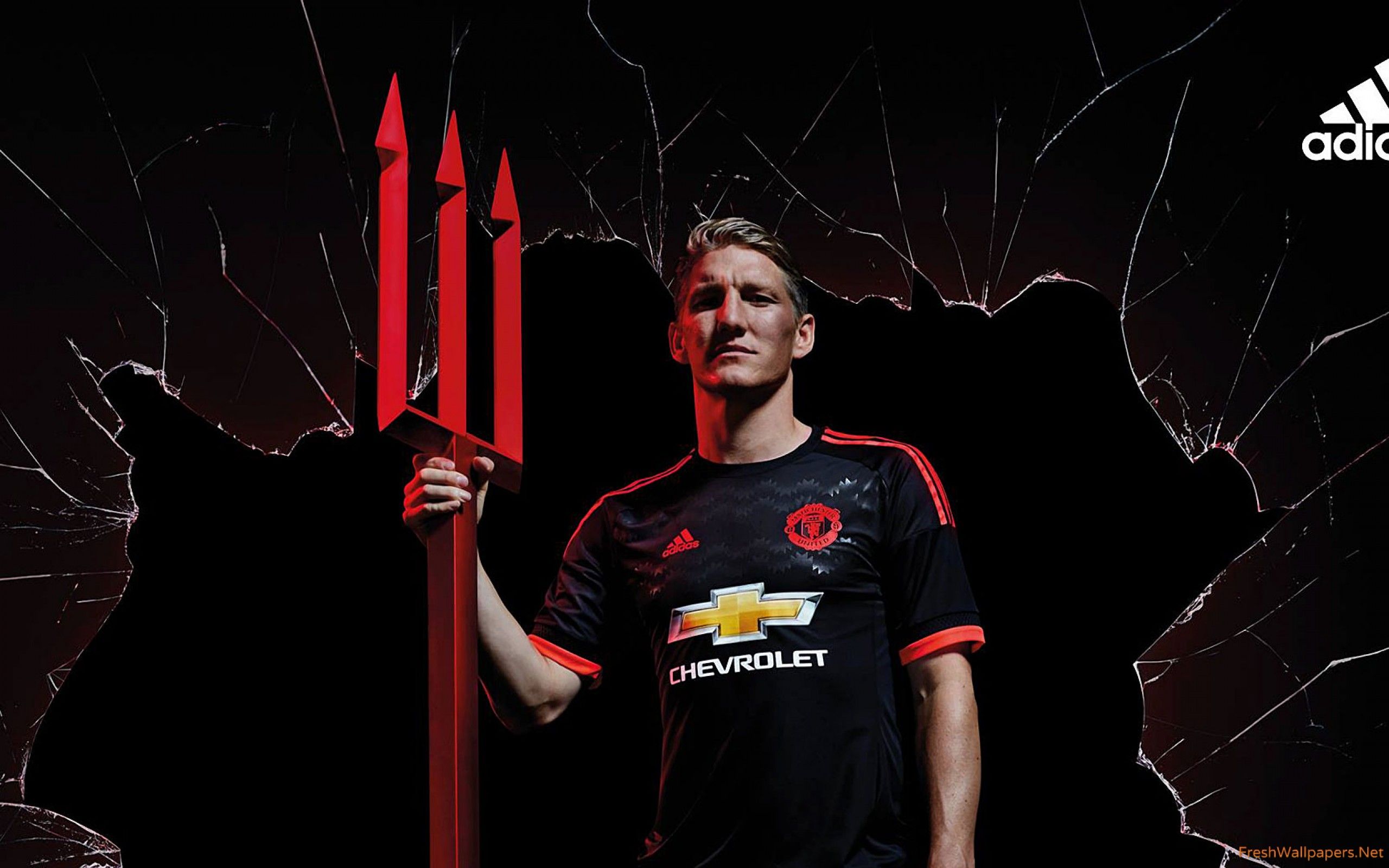 Bastian Schweinsteiger Manchester United 2015 16 Adidas Third Kit
