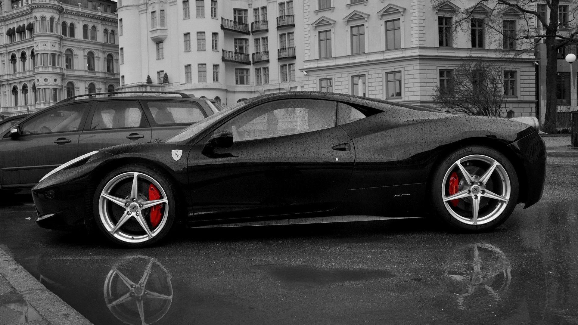 Download Black Ferrari Wallpaper | Full HD Wallpapers