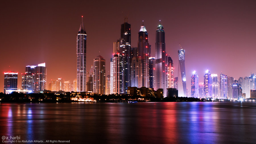 Dubai Marina by Aharbi on DeviantArt