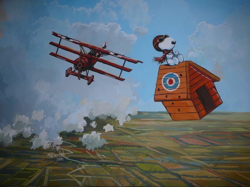 Snoopy vs the Red Baron by Blueshadow-the-pony on DeviantArt