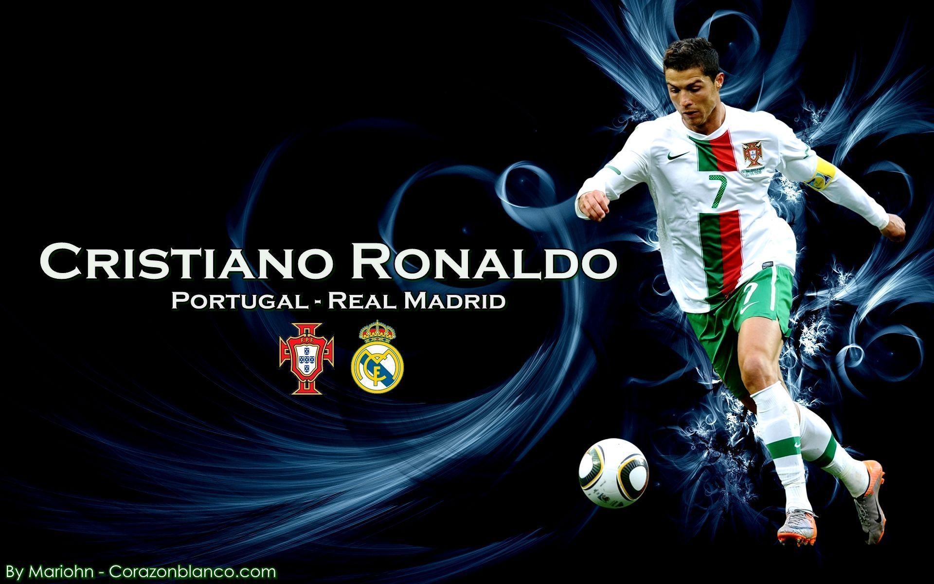 Cristiano Ronaldo Real Madrid Wallpaper | The Art Mad Wallpapers