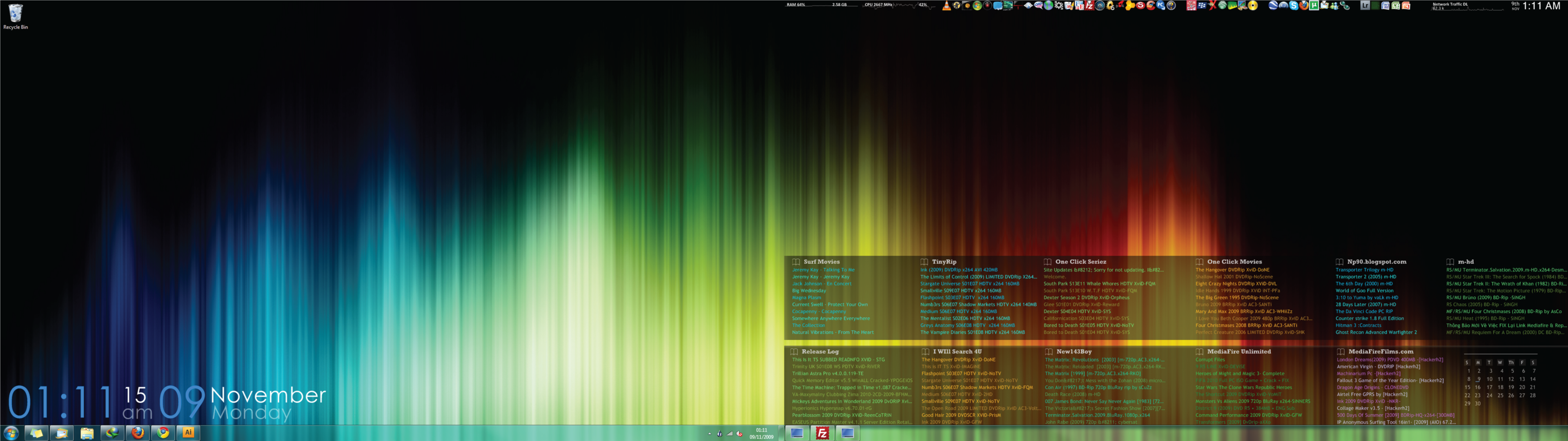 Dual Screen Desktop Windows 7 by bengatley on DeviantArt