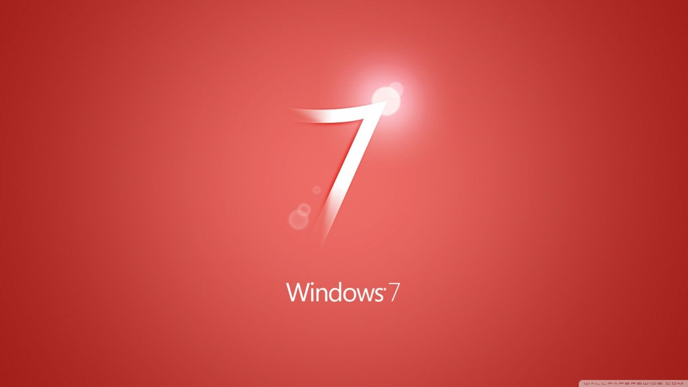 Windows 7 Red HD desktop wallpaper Widescreen High Definition