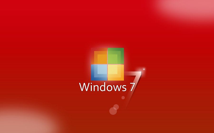 Windows 7 Red Wallpaper - Wallpaper HD Hi5