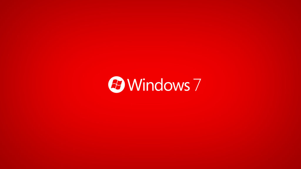 Red Windows 7 Wallpaper by Jeqz on DeviantArt