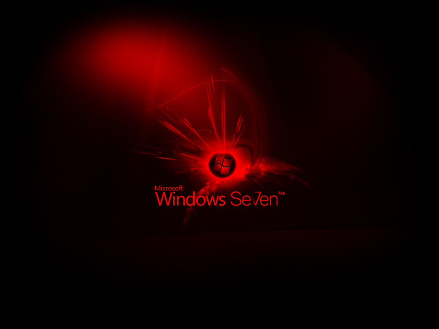 Windows 7 Wallpaper Red Black by XxOptiCaxX on DeviantArt
