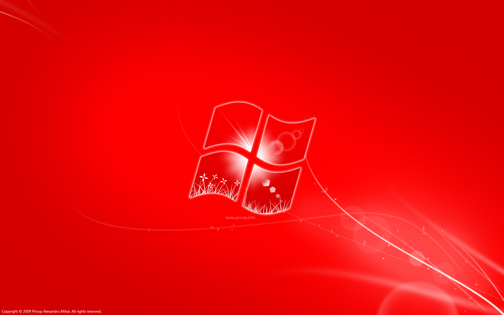 Top Red Windows 7 Backgrounds