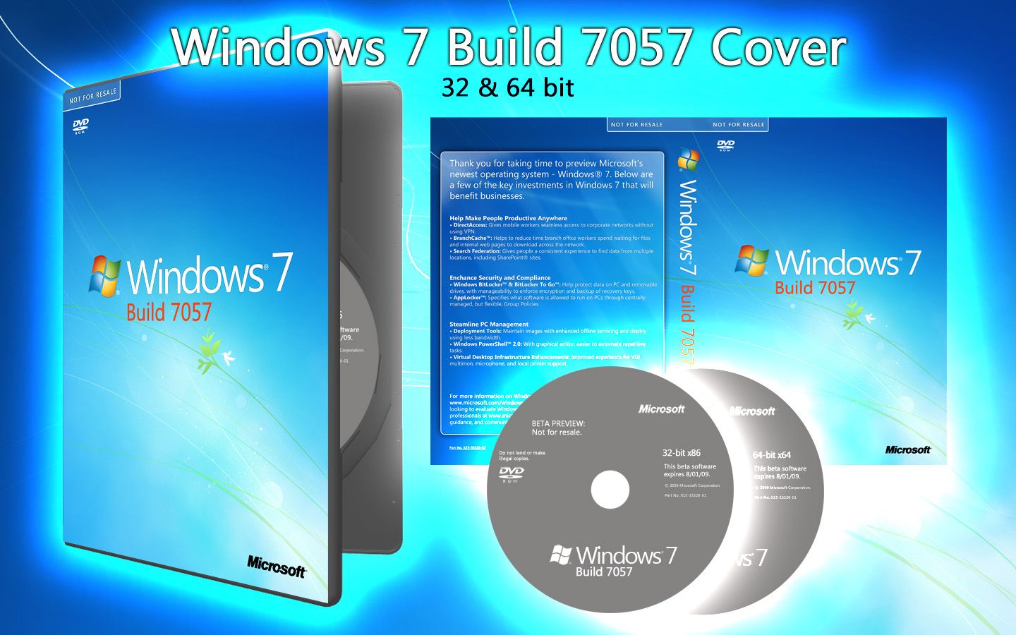 DeviantArt: More Like Windows 7 7057 DVD Cover by janek2012