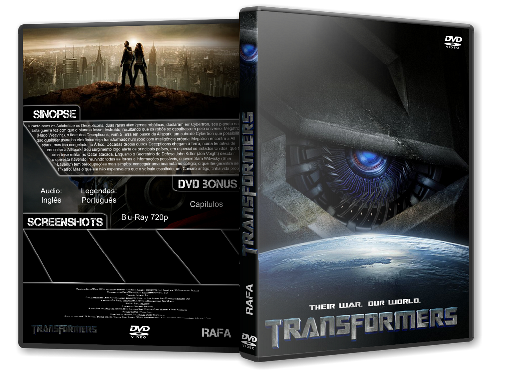 DeviantArt: More Like Transformers DVD Cover by RafaDBZporto