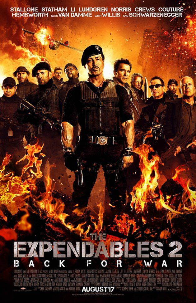 The Expendables 2 DVD - wallpaper.