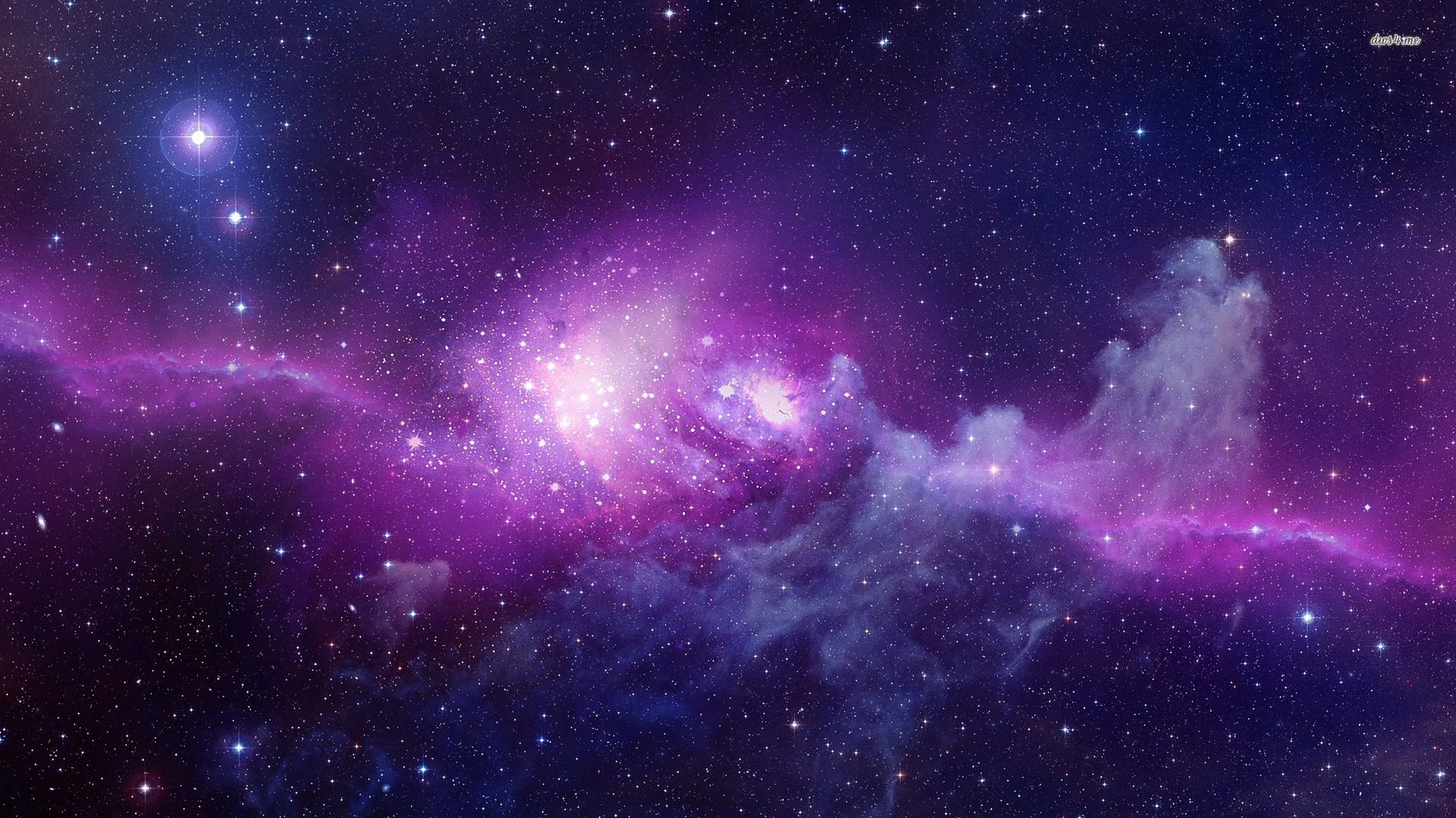 Purple Galaxy Stars Wallpaper (page 3) - Pics about space