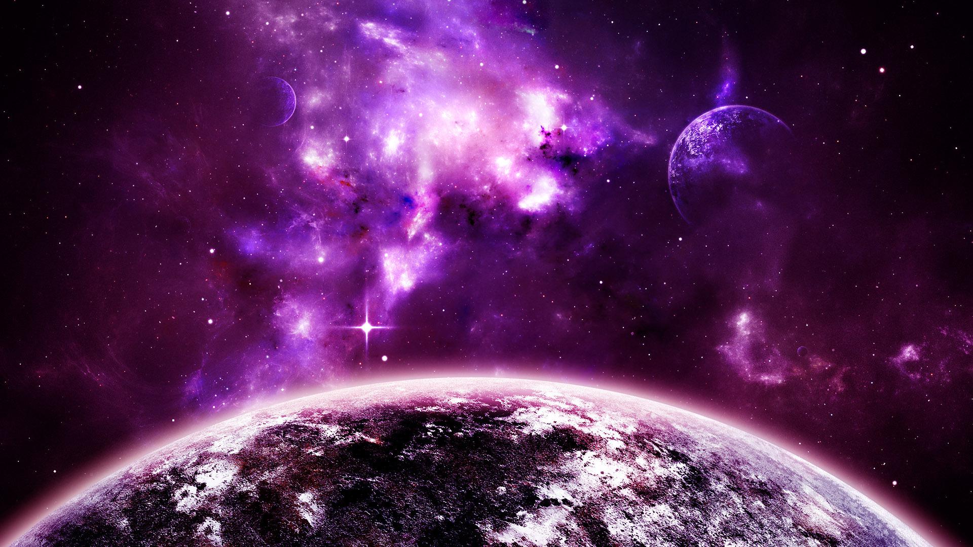Purple space >> HD Wallpaper, get it now!
