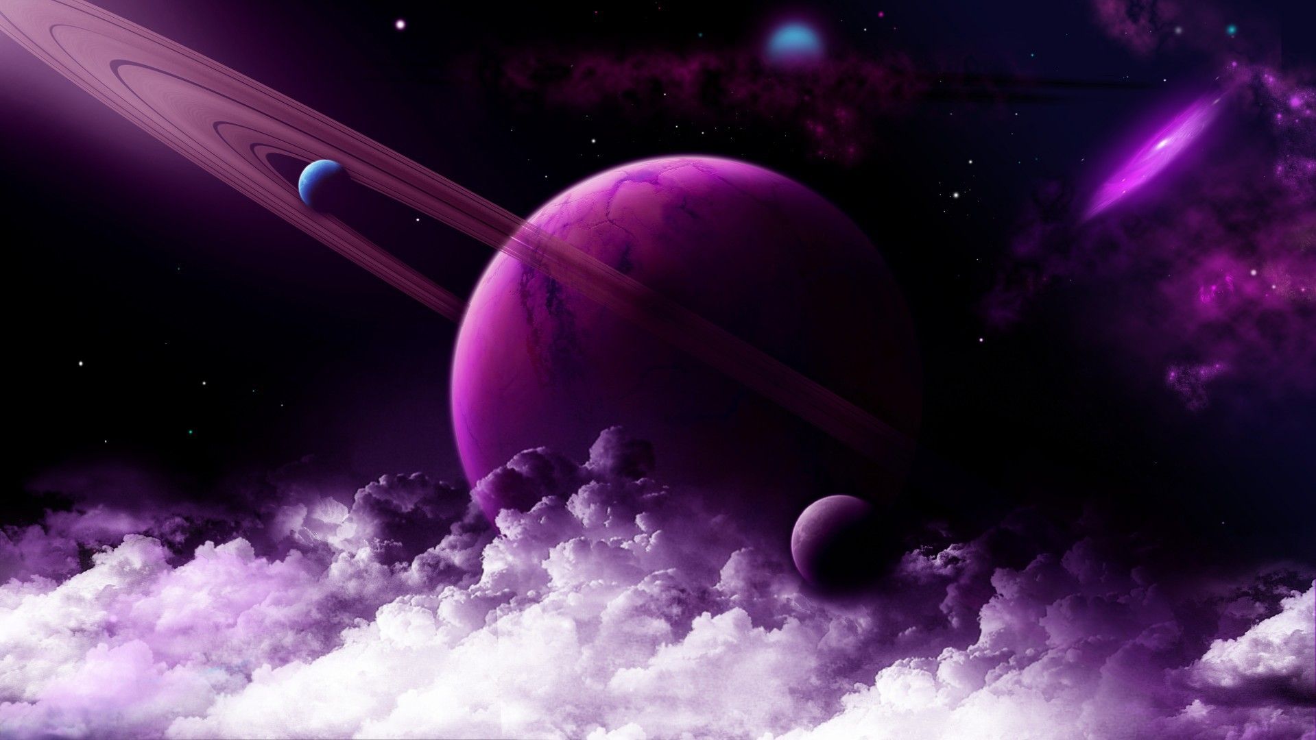 Purple space wallpapers and images - wallpapers, pictures, photos