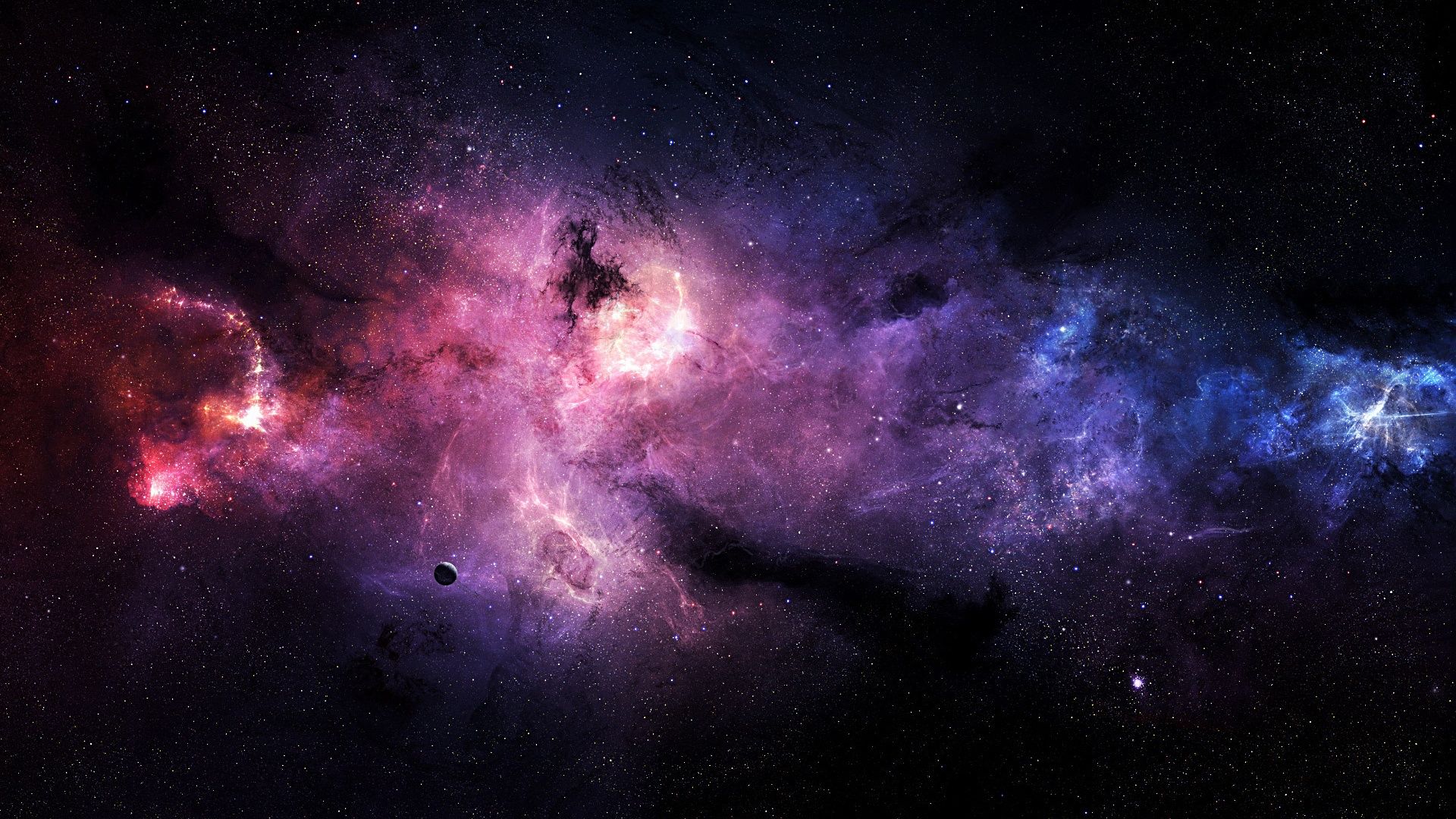 Black and Purple Nebula Wallpaper (page 3) - Pics about space