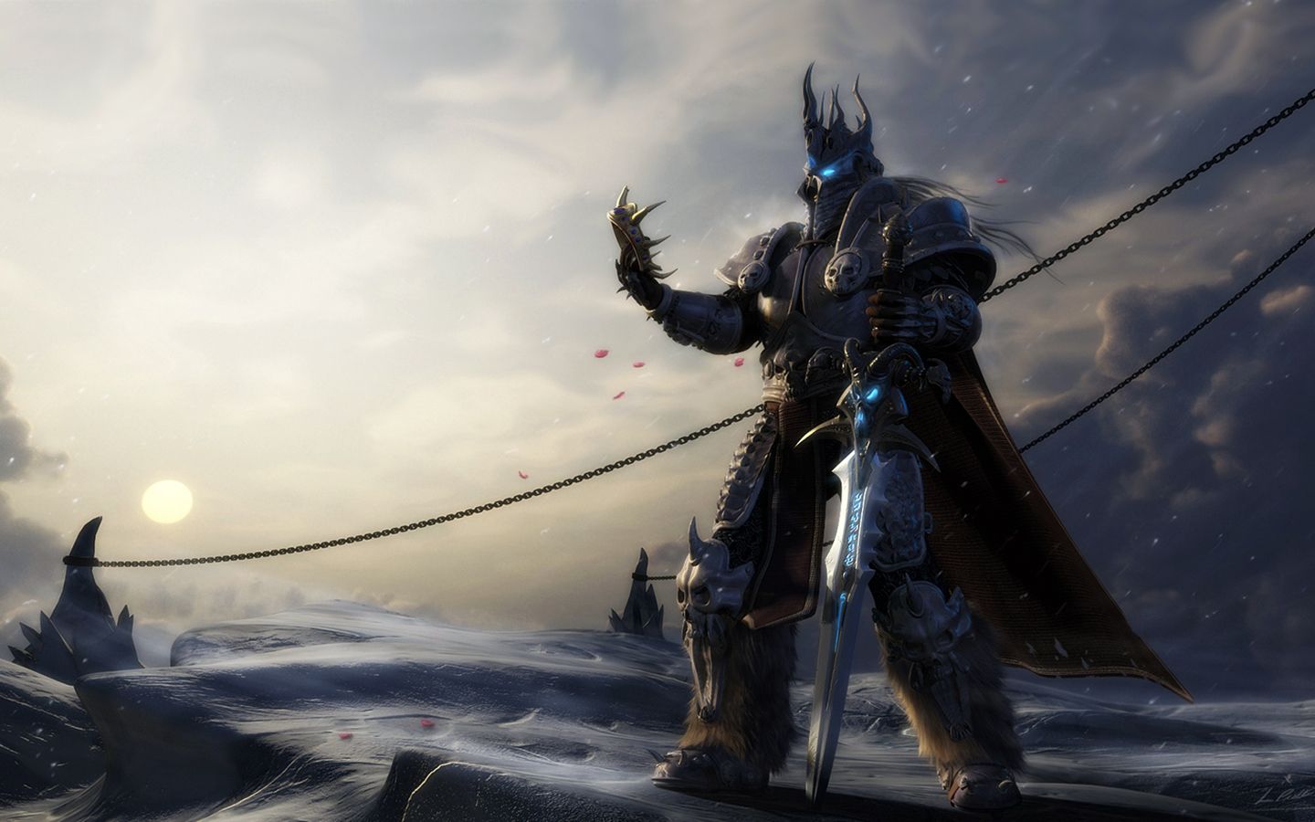 Wallpapers World Of Warcraft Lich King Arthas Crown Terenas ...