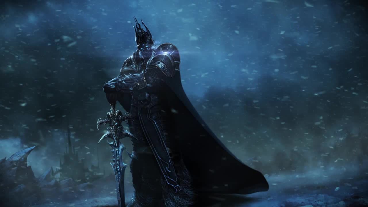 Artist re-animates a classic Lich King wallpaper, turning it into ...