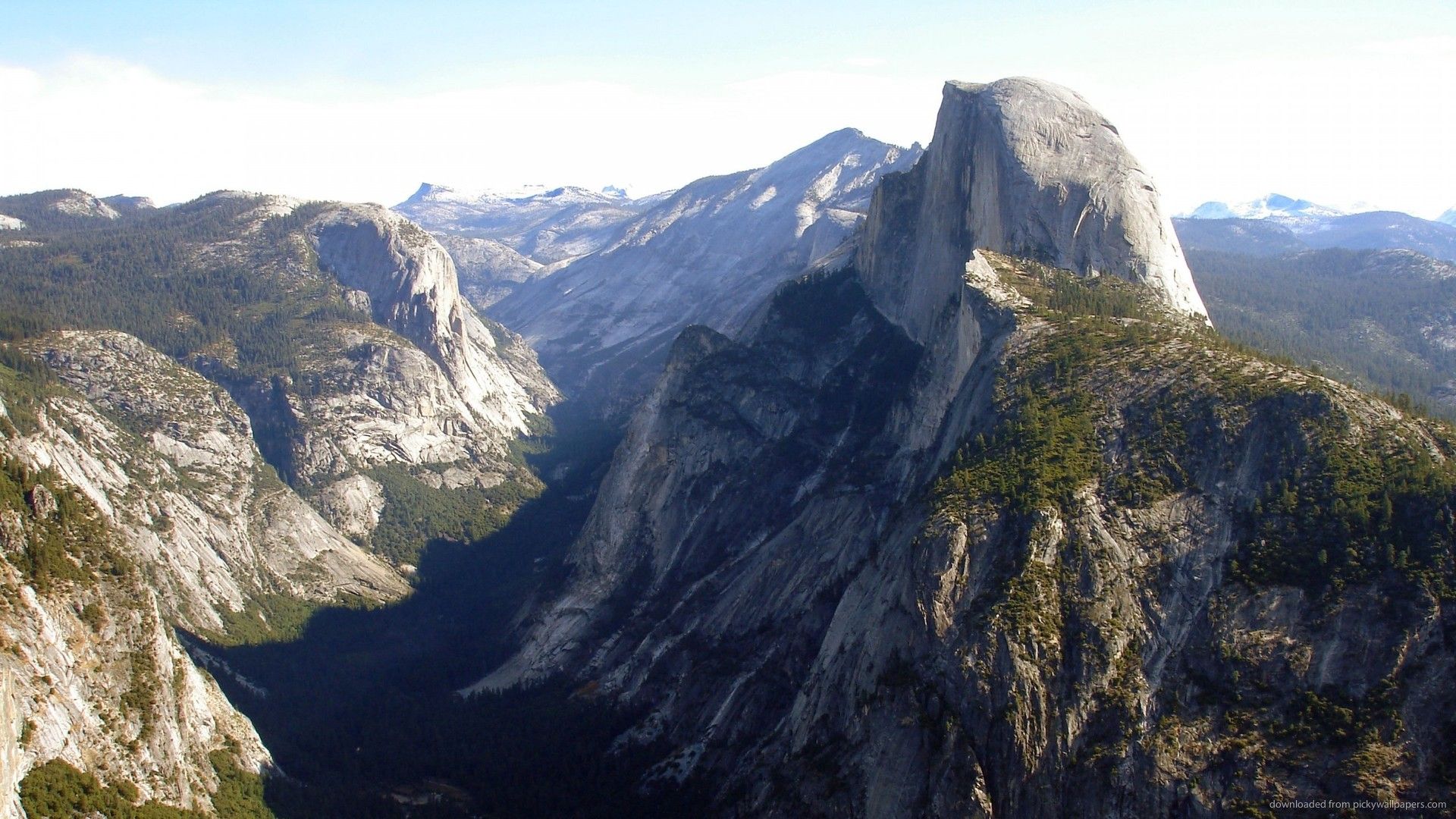 Download 1920x1080 Yosemite National Park Mountains Wallpaper