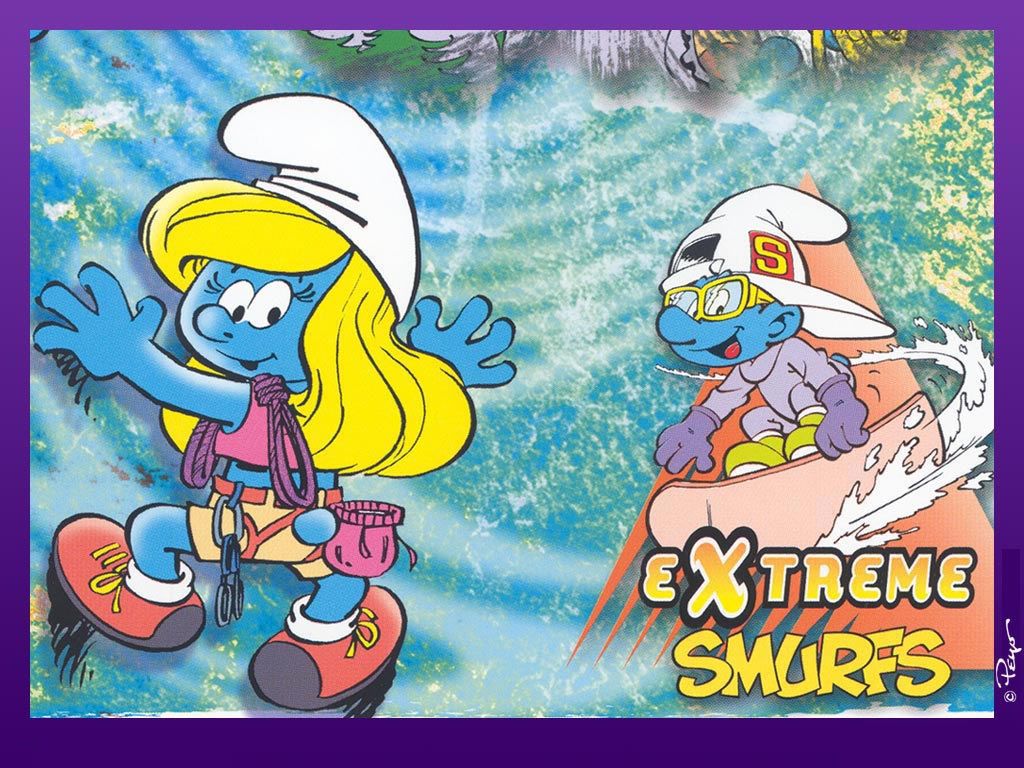 Smurf Desktop Wallpaper - Extreme Smurfs Wallpaper