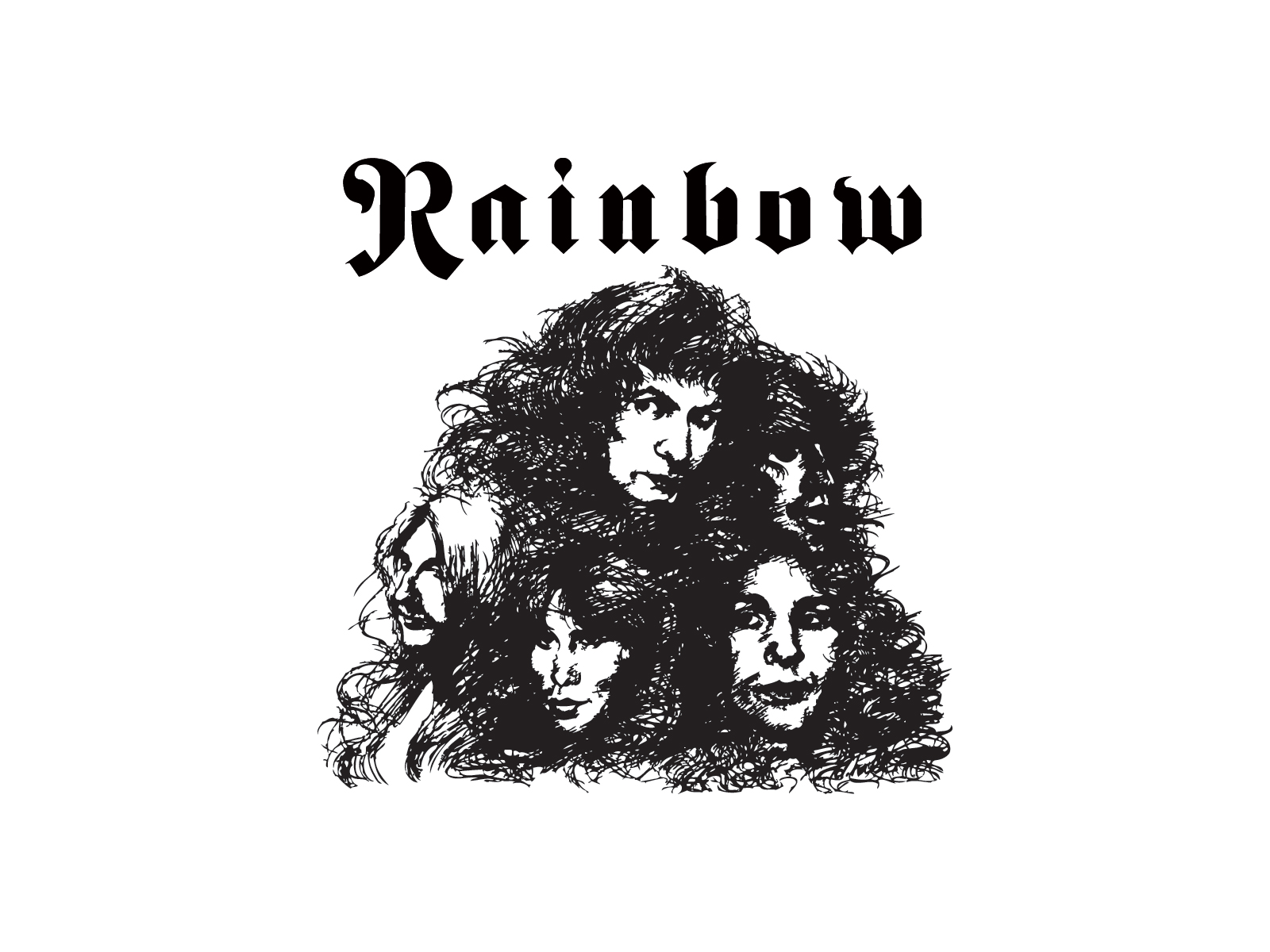 Rainbow band logo and wallpaper | Band logos - Rock band logos ...