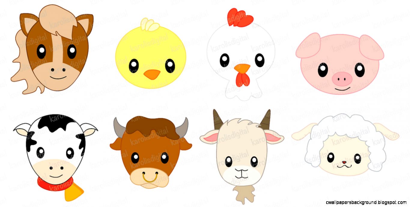 Baby Farm Animals Clipart | Wallpapers Background