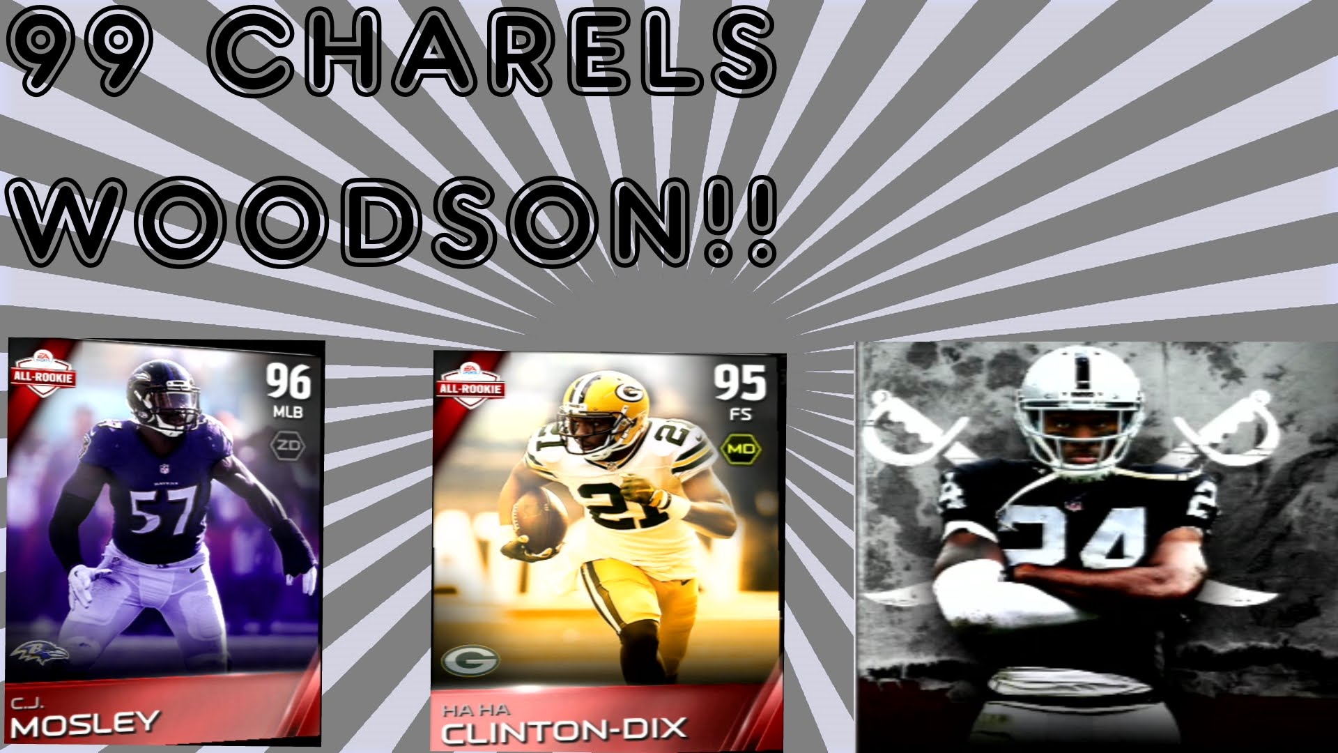99 CHARLES WOODSON !! :: MADDEN 15 ULTIMATE TEAM PS3 - YouTube