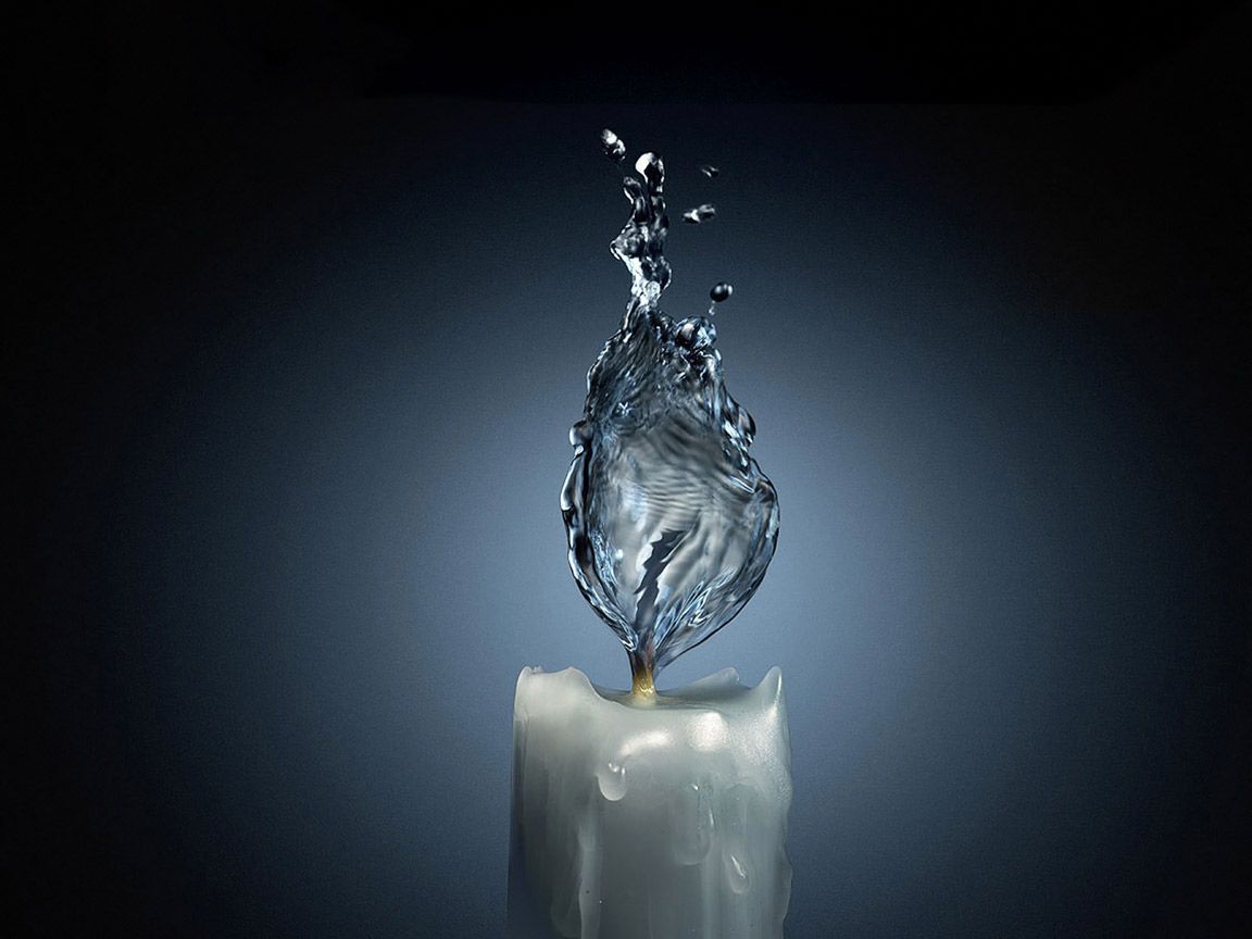 Download Latest 3D Best Wallpapers Candle Water Free Download ...