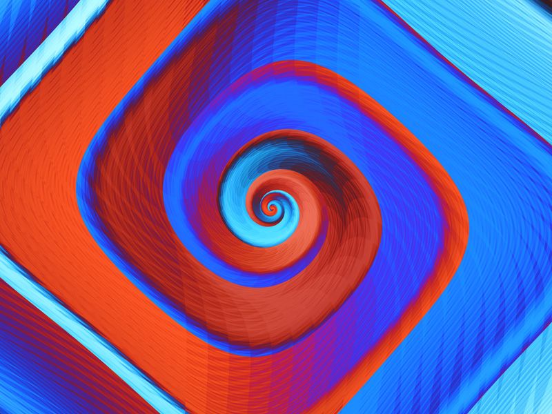 Fractal Art by Vicky, Red and Blue 2 Wallpaper