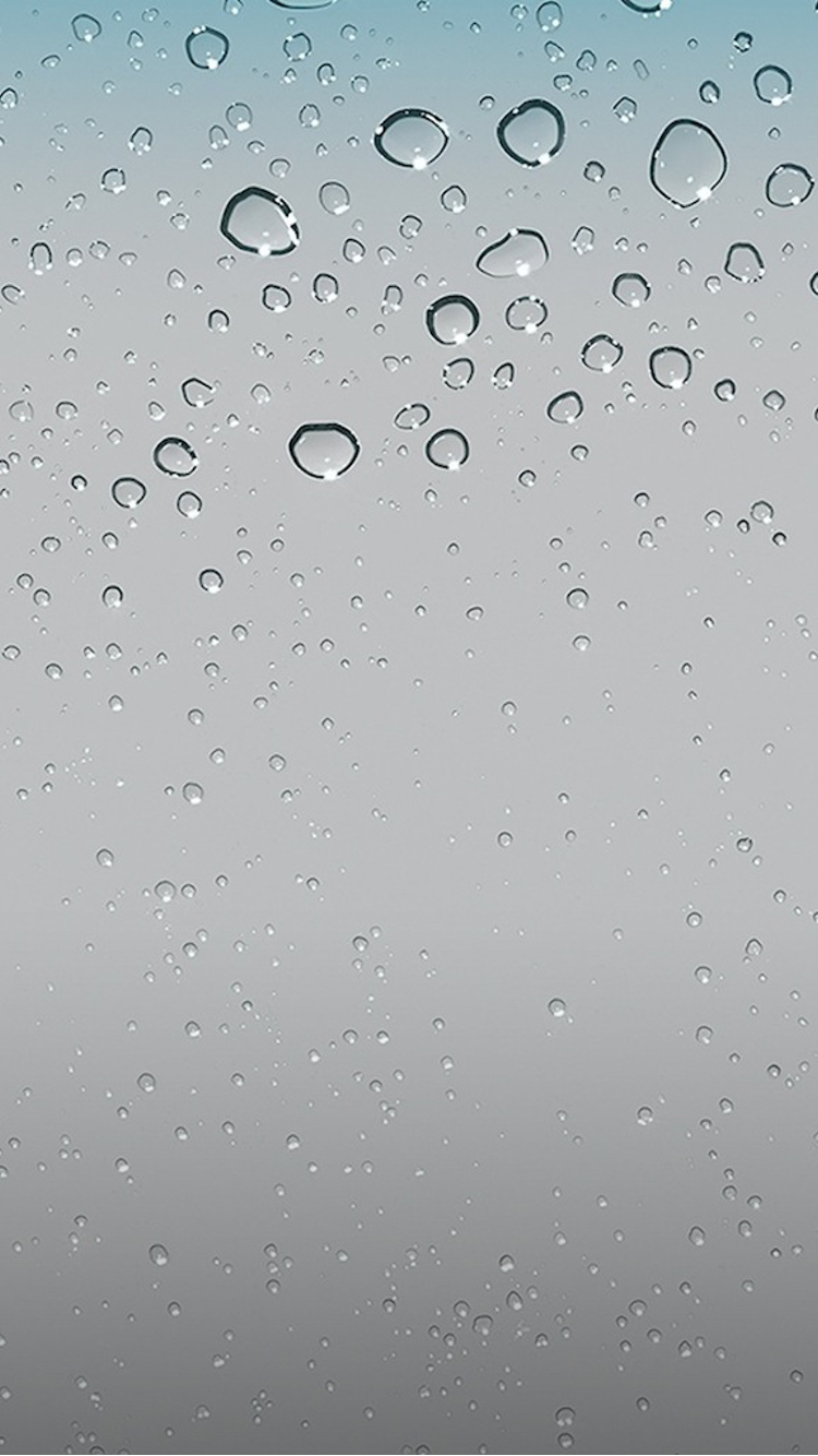 iPhone - Orginal raindrop wallpaper customized for iPhone 6 Plus ...