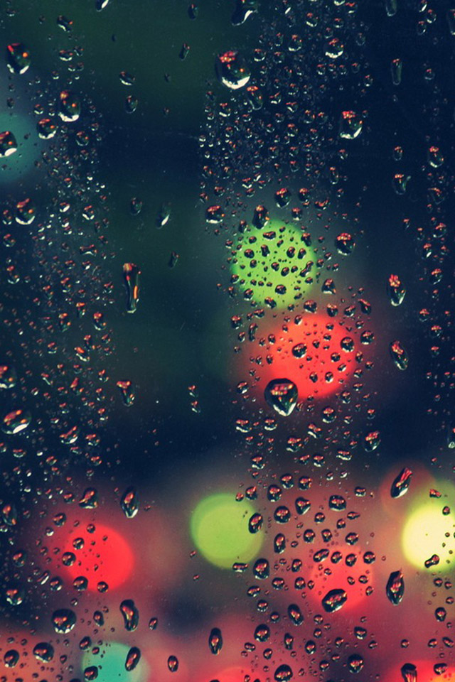 Glass Raindrops iPhone Wallpaper Free wallpapers for iPhone 6s ...