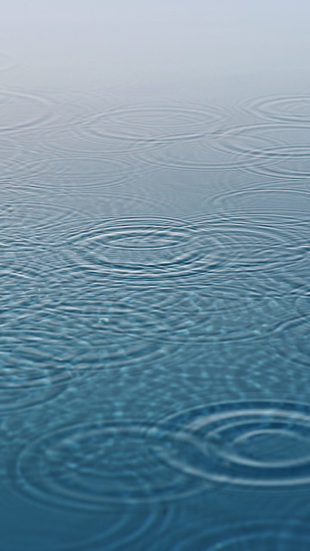 Raindrops Falling Into The Water Wallpaper - Free iPhone Wallpapers