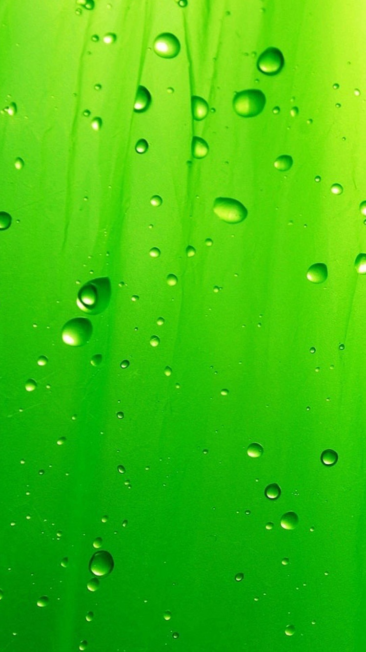 Green Rain Drop iPhone 6 Wallpapers | HD iPhone 6 Wallpaper
