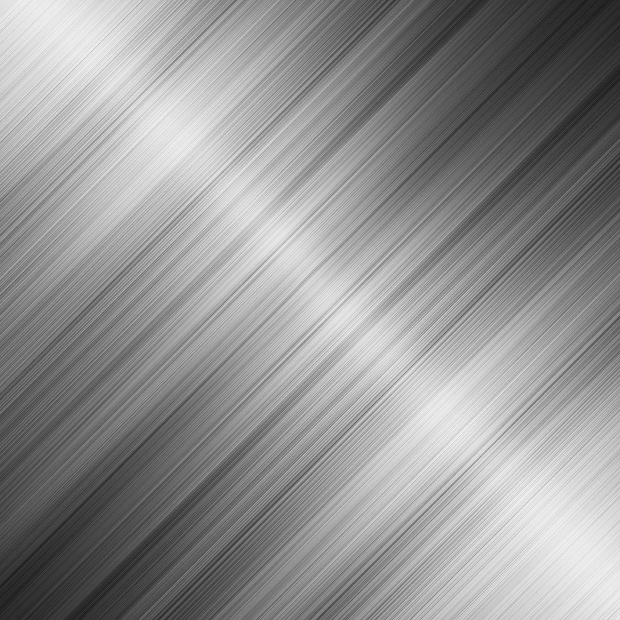 Download Wallpaper 2048x2048 Metal, Lines, Stripes, Light, Shiny