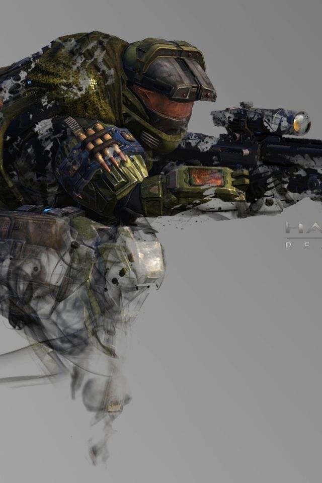 Download Wallpaper 640x960 Halo, Soldier, Gun, Jun-266 iPhone 4S ...