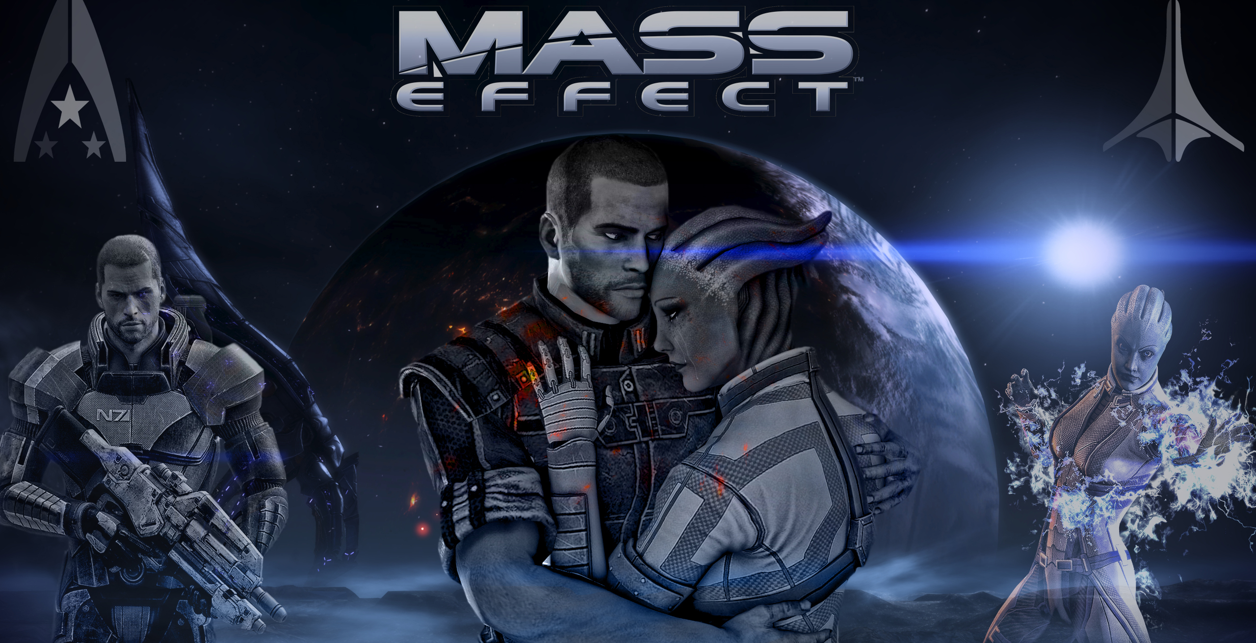 Mass Effect Liara And Shep by dilong182 on DeviantArt