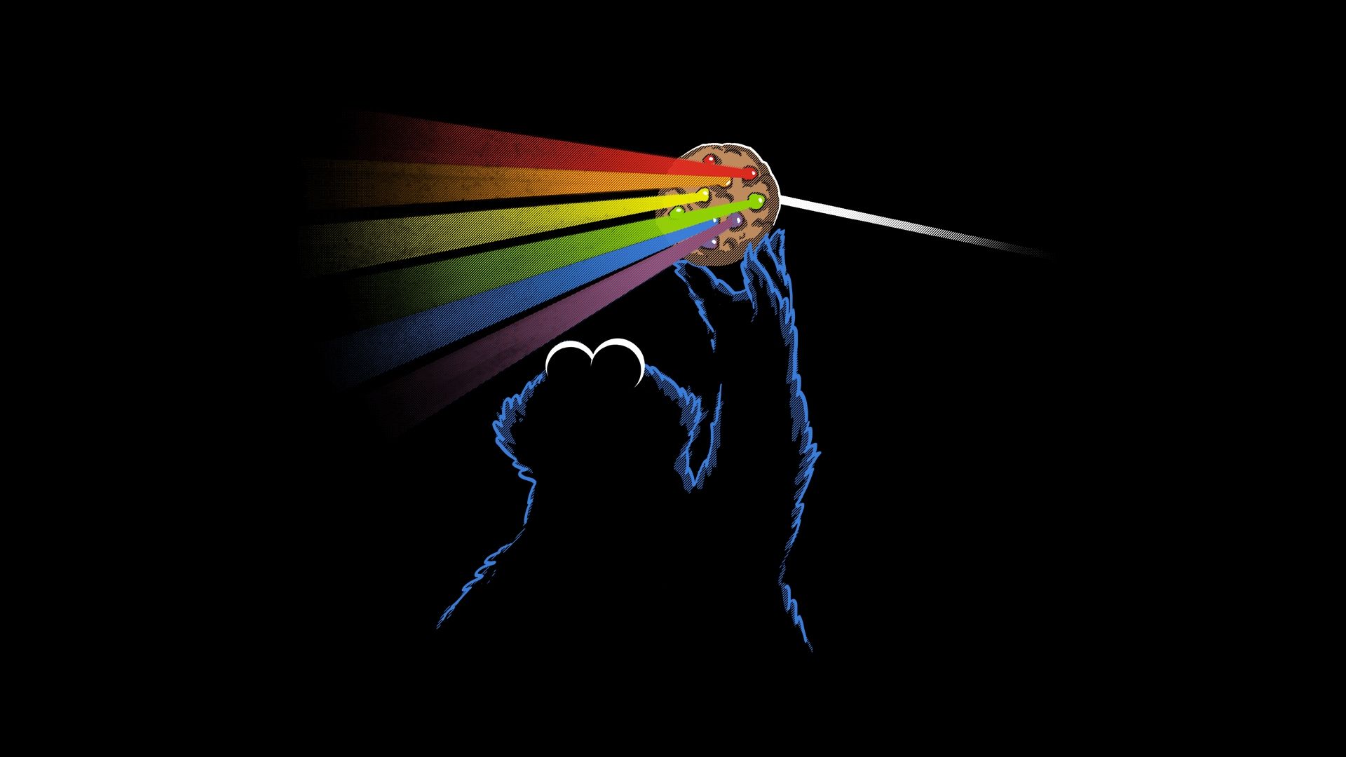 Pink Floyd Dark Side of Cookie Monster Wallpapers HD / Desktop and other