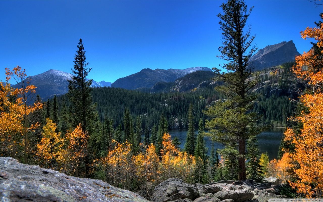 Bear Lake, Rocky Mountain National Park, Colorado HD desktop