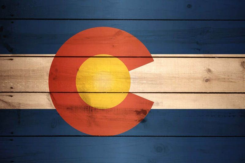 Flag of Colorado - Wood Texture - Download it for free