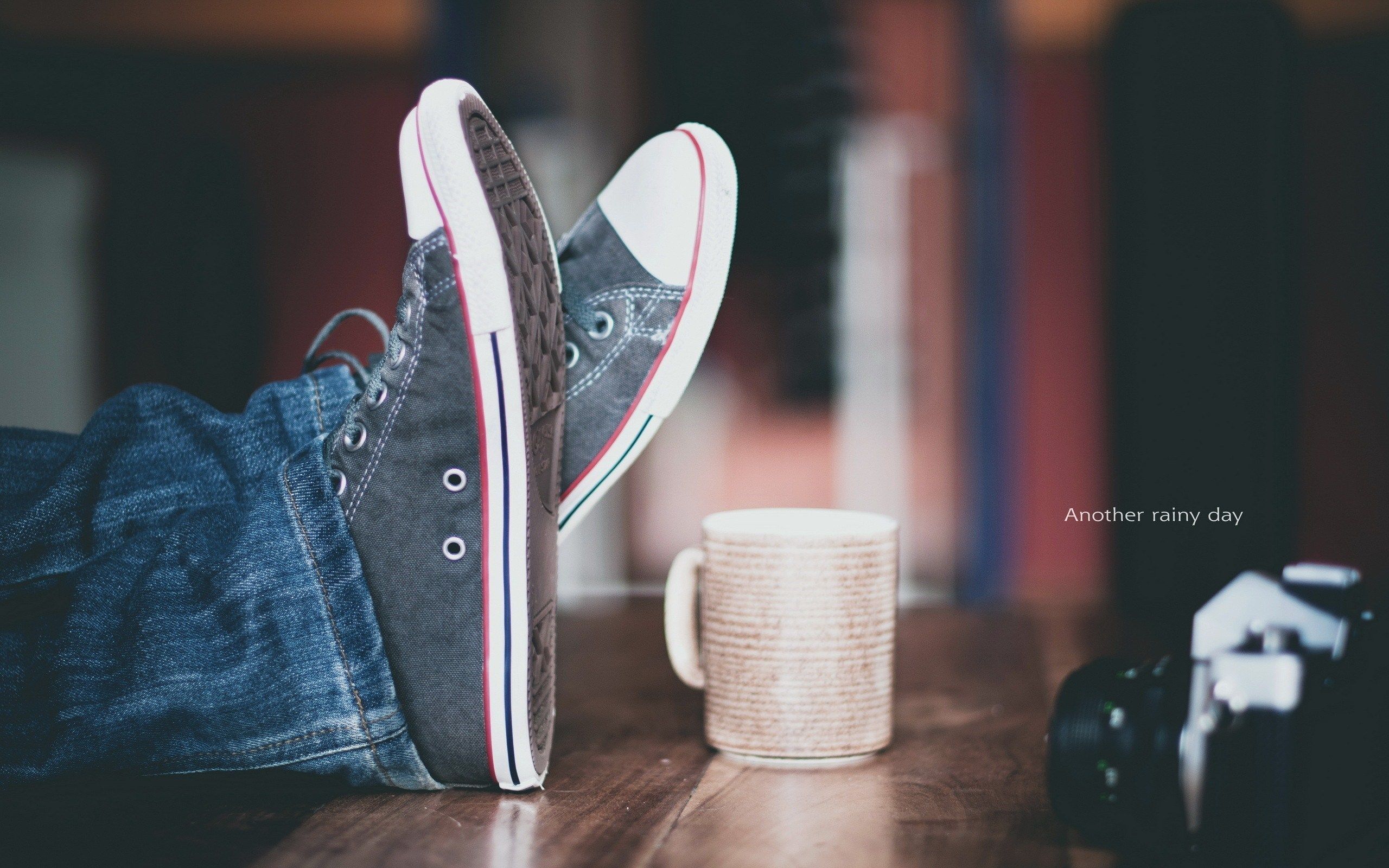 legs sneaker, another rainy day, cup, photography, jean, hd, wallpaper