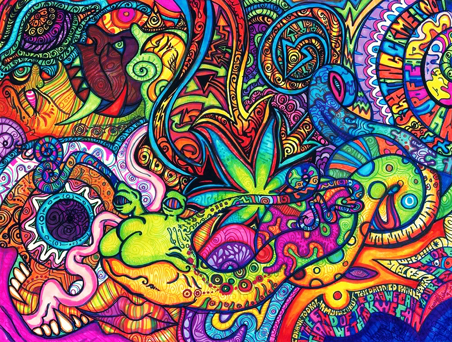 521 Psychedelic HD Wallpapers Backgrounds - Wallpaper Abyss