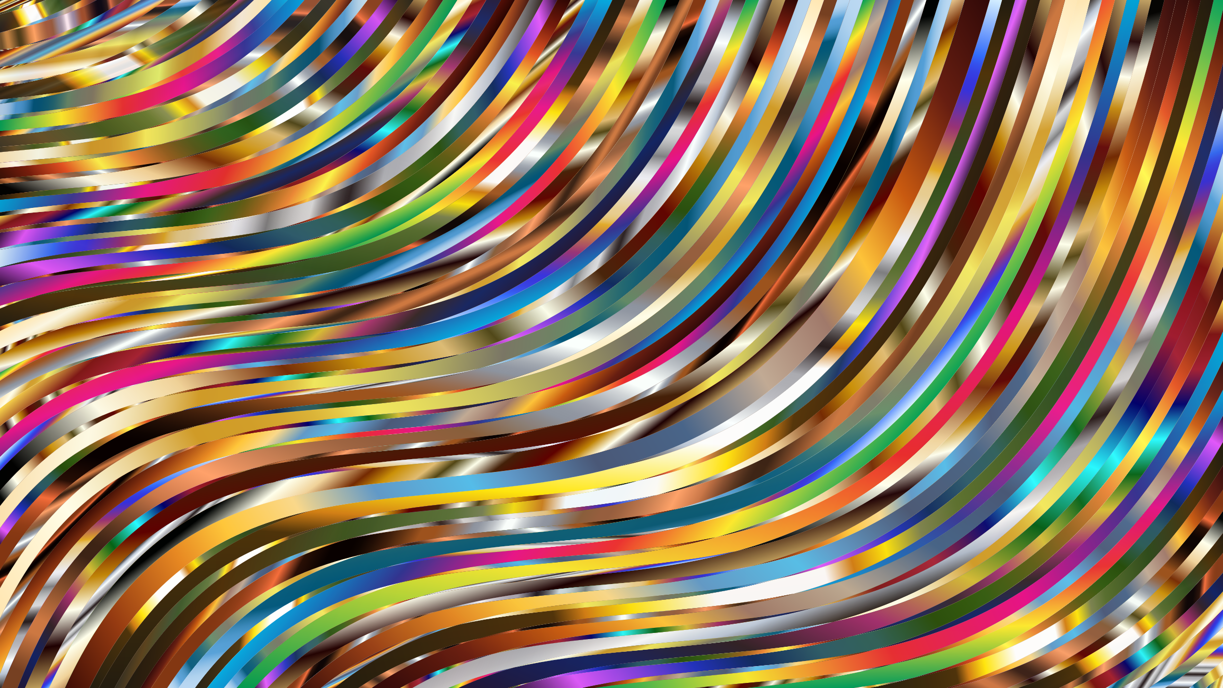 Clipart - Wavy Psychedelic Background 2