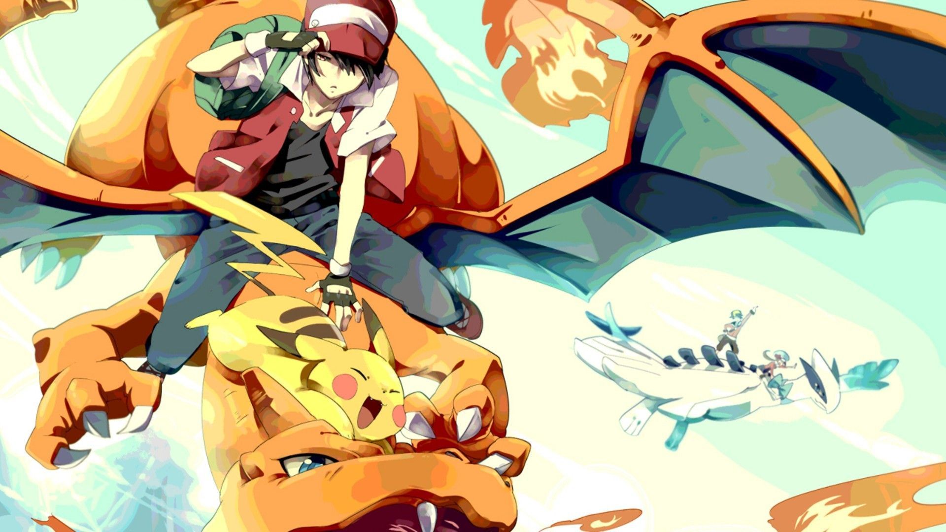 Charizard and ash pokemon wallpaper | Wallpaper Wide HD