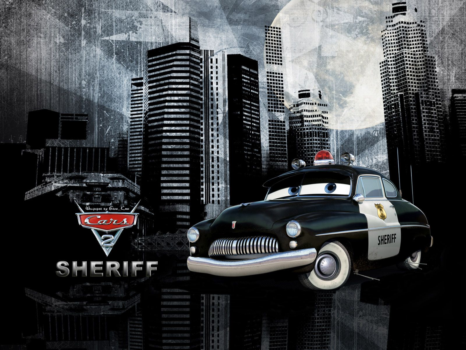 Sheriff - Cars 2 Wallpaper 1600x1200 ID18705