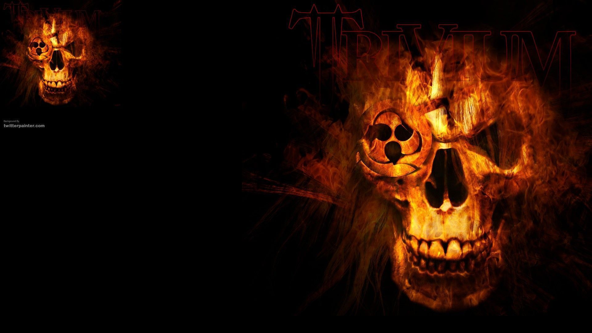 Fire Skull Backgrounds