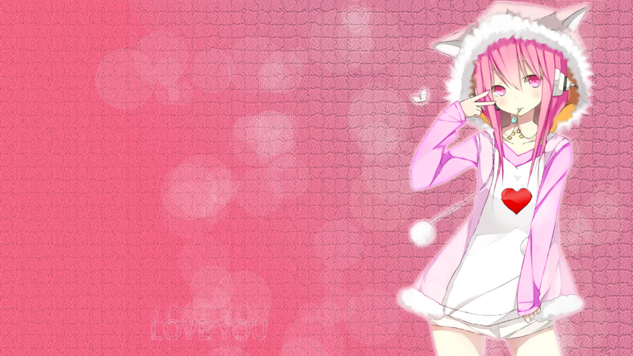 pink anime live wallpaper